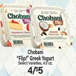 Angelo Caputo's Fresh Market Chobani Flip! Greek Yogurt offer