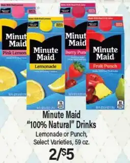 Angelo Caputo's Fresh Market Minute Maid 100% Natural Drinks offer