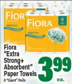 Angelo Caputo's Fresh Market Fiora Extra Strong+ Absorbent Paper Towels offer