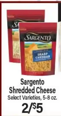 Angelo Caputo's Fresh Market Sargento Shredded Cheese offer