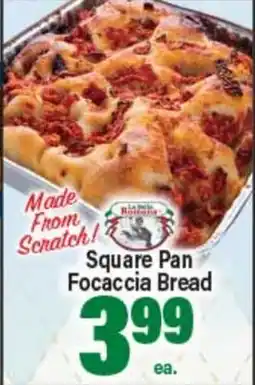 Angelo Caputo's Fresh Market Square Pan Focaccia Bread offer