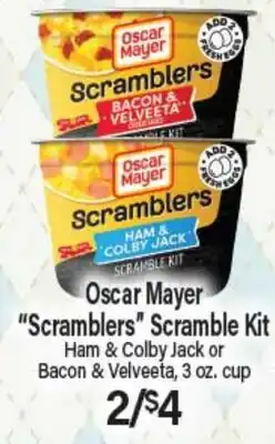 Angelo Caputo's Fresh Market Oscar Mayer Scramblers Scramble Kit offer