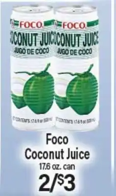 Angelo Caputo's Fresh Market Foco Coconut Juice offer