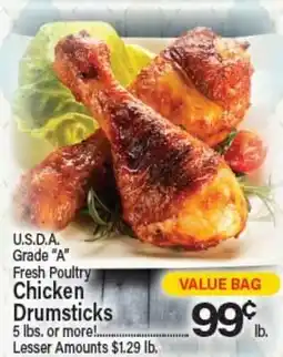 Angelo Caputo's Fresh Market Fresh Poultry Chicken Drumsticks offer