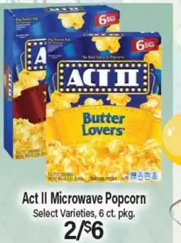 Angelo Caputo's Fresh Market Act II Microwave Popcorn offer