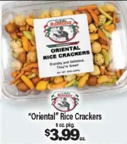 Angelo Caputo's Fresh Market Oriental Rice Crackers offer