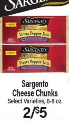 Angelo Caputo's Fresh Market Sargento Cheese Chunks offer