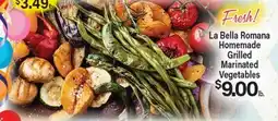 Angelo Caputo's Fresh Market La Bella Romana Homemade Grilled Marinated Vegetables offer