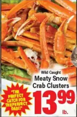 Angelo Caputo's Fresh Market Wild Caught Meaty Snow Crab Clusters offer