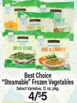 Angelo Caputo's Fresh Market Best Choice Steamable Frozen Vegetables offer