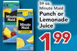 Eurofresh Market 59 oz. Minute Maid Punch or Lemonade Juice offer