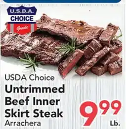 Eurofresh Market USDA Choice Untrimmed Beef Inner Skirt Steak offer