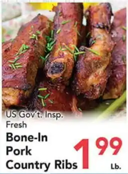 Eurofresh Market US Gov't Insp. Fresh Bone-In Pork Country Ribs offer