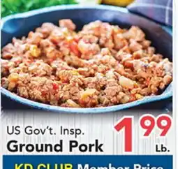 Eurofresh Market US Gov't Insp. Ground Pork offer