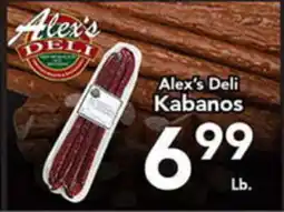 Eurofresh Market Alex's Deli Kabanos offer