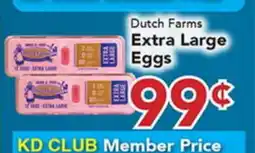 Eurofresh Market Dutch Farms Extra Large Eggs offer