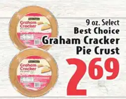 Eurofresh Market 9 oz. Select Best Choice Graham Cracker Pie Crust offer