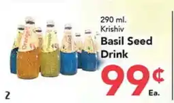 Eurofresh Market Krishiv Basil Seed Drink offer