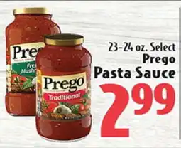 Eurofresh Market 23-24 oz. Select Prego Pasta Sauce offer