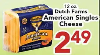 Eurofresh Market Dutch Farms American Singles Cheese offer
