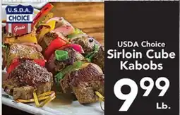 Eurofresh Market USDA Choice Sirloin Cube Kabobs offer