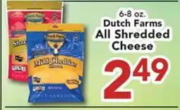 Eurofresh Market Dutch Farms All Shredded Cheese offer