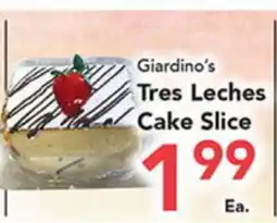 Eurofresh Market Giardino's Tres Leches Cake Slice offer