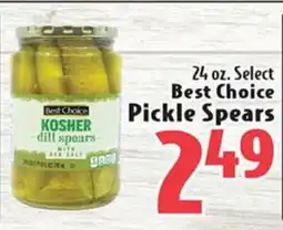 Eurofresh Market 24 oz. Select Best Choice Pickle Spears offer