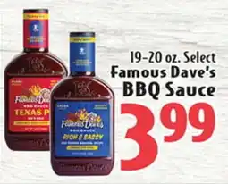 Eurofresh Market 19-20 oz. Select Famous Dave's BBQ Sauce offer