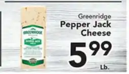 Eurofresh Market Greenridge Pepper Jack Cheese offer