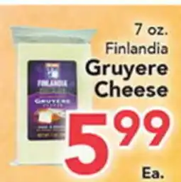 Eurofresh Market Finlandia Gruyere Cheese offer