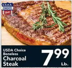 Eurofresh Market USDA Choice Boneless Charcoal Steak offer