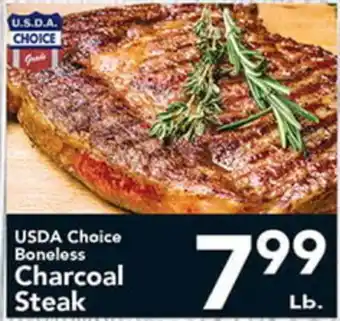 Eurofresh Market USDA Choice Boneless Charcoal Steak offer