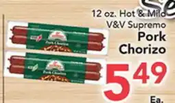 Eurofresh Market V&V Supremo Pork Chorizo offer