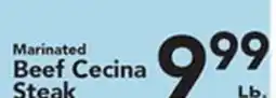 Eurofresh Market Marinated Beef Cecina Steak offer