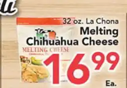 Eurofresh Market La Chona Melting Chihuahua Cheese offer