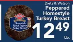 Eurofresh Market Dietz & Watson Peppered Homestyle Turkey Breast offer
