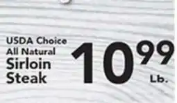 Eurofresh Market USDA Choice All Natural Sirloin Steak offer