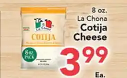 Eurofresh Market La Chona Cotija Cheese offer