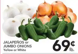 Pete's Fresh Market JALAPEÑOS or JUMBO ONIONS offer