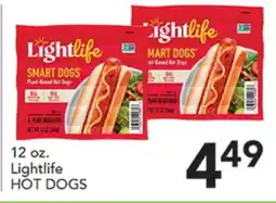 Pete's Fresh Market 12 oz. Lightlife HOT DOGS offer