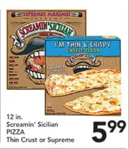 Pete's Fresh Market 12 in. Screamin' Sicilian PIZZA offer