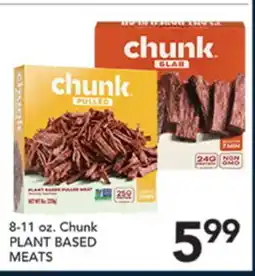 Pete's Fresh Market 8-11 oz. Chunk PLANT BASED MEATS offer
