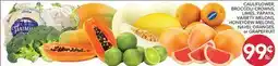 Pete's Fresh Market CAULIFLOWER, BRUSCHETTA LIMES, PAPAYA, LEMON, MANGO, ORANGES, GREPPE offer