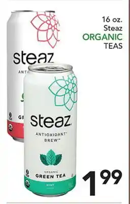 Pete's Fresh Market Steaz ORGANIC TEAS offer