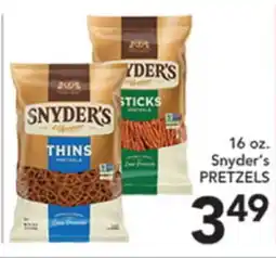 Pete's Fresh Market 16 oz. Snyder's PRETZELS offer