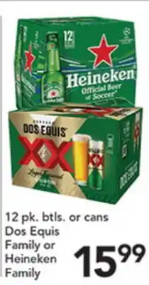Pete's Fresh Market Dos Equis Family or Heineken Family offer