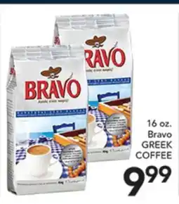 Pete's Fresh Market Bravo GREEK COFFEE offer