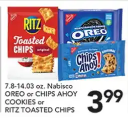 Pete's Fresh Market Nabisco OREO or CHIPS AHOY COOKIES or RITZ TOASTED CHIPS offer