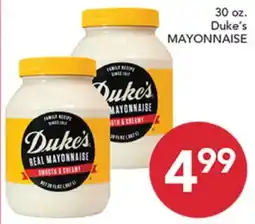 Pete's Fresh Market Duke's MAYONNAISE offer